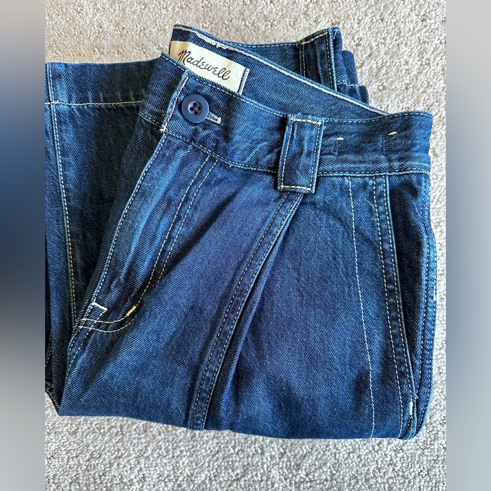 Madewell perfect vintage wide leg jean in dovehill wash